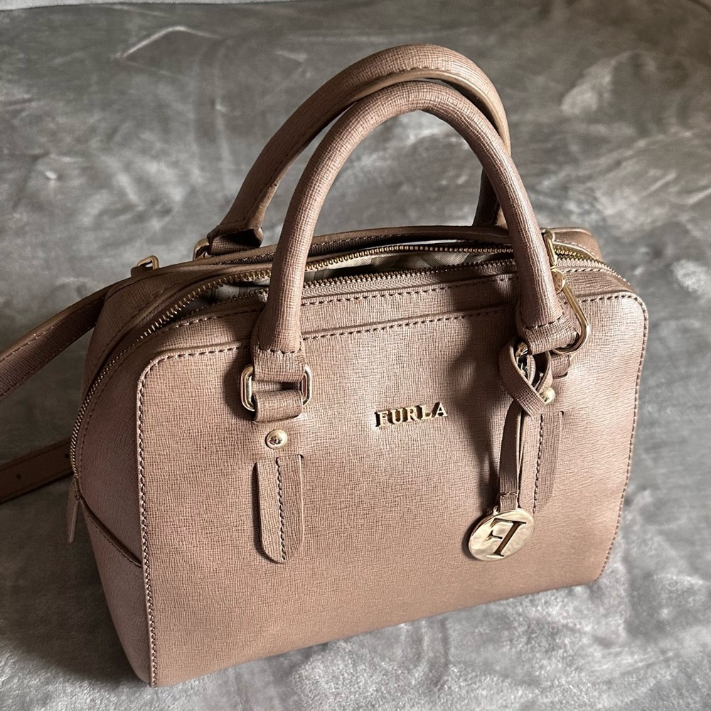 Furla satchel in grey